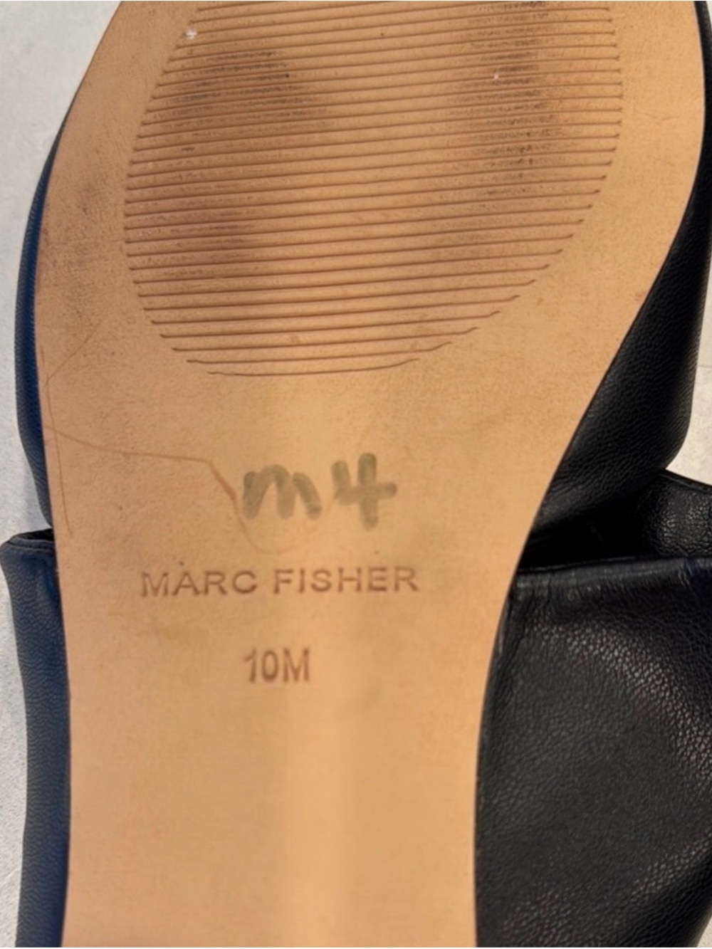 Marc Fisher Black Twist Flats | Slip-On Heels - Picture 5 of 5